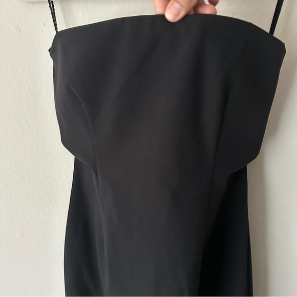L’academie x Marianna Hewitt Sunny Midi Holiday Formal Dress in Black Small - Picture 5 of 16